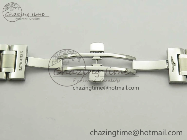 Master Real PR SS GSF Best Edition White Textured Dial on SS Bracelet A2836(Free Brown Leather Strap) OnTrend 4893
