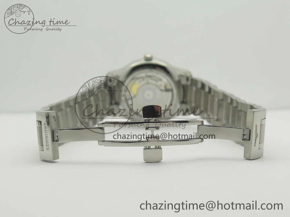 Master Real PR SS GSF Best Edition White Textured Dial on SS Bracelet A2836(Free Brown Leather Strap) OnTrend 4893