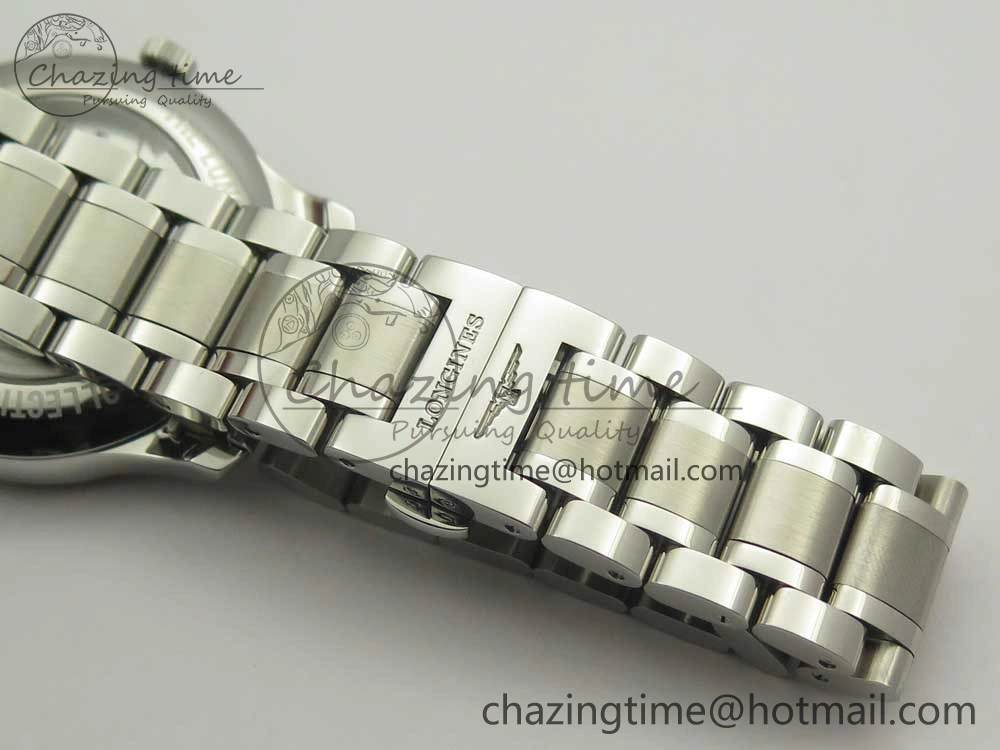 Master Real PR SS GSF Best Edition White Textured Dial on SS Bracelet A2836(Free Brown Leather Strap) OnTrend 4893
