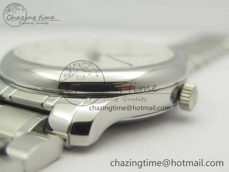 Master Real PR SS GSF Best Edition White Textured Dial on SS Bracelet A2836(Free Brown Leather Strap) OnTrend 4893
