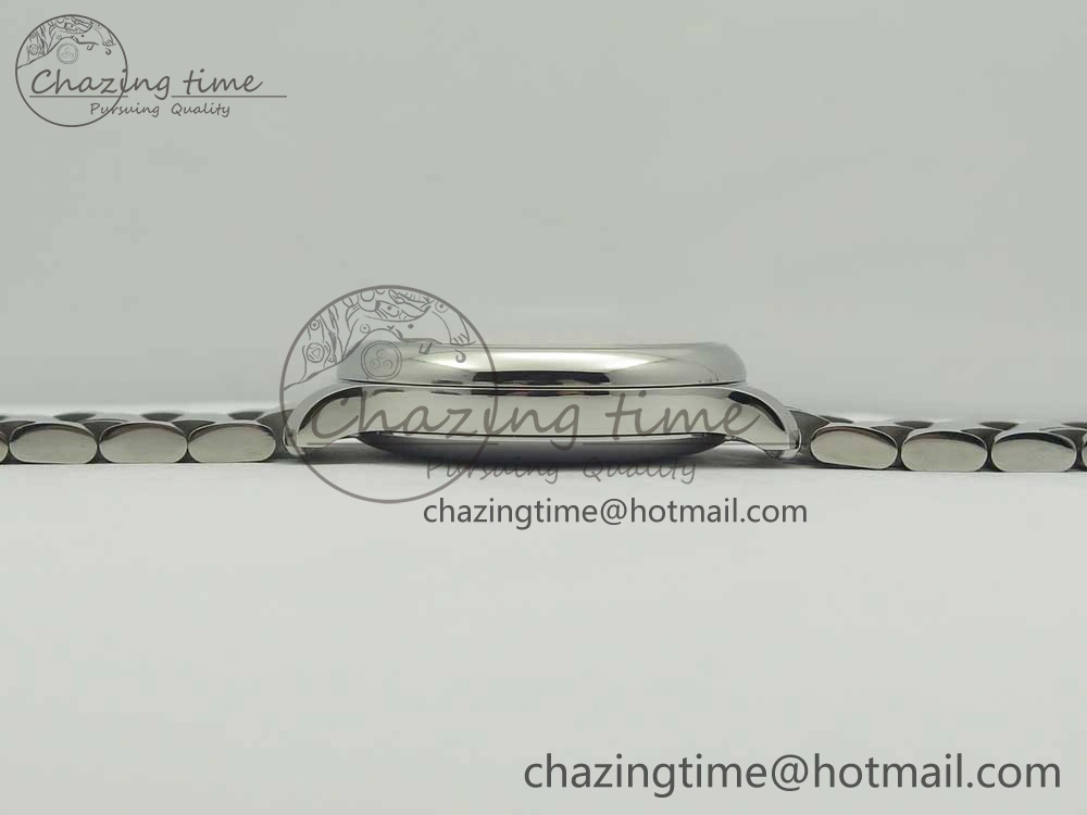 Master Real PR SS GSF Best Edition White Textured Dial on SS Bracelet A2836(Free Brown Leather Strap) OnTrend 4893