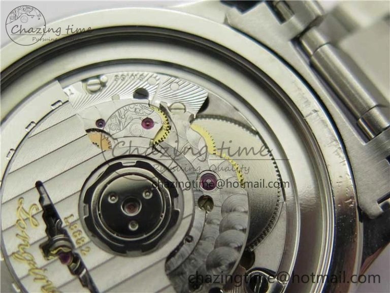 Master SS GLF 1:1 Best Edition White Textured Dial on Asian Cal.L.888.2 (Free Leather Strap) Efficient 7568