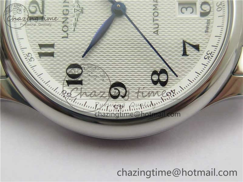 Master SS GLF 1:1 Best Edition White Textured Dial on Asian Cal.L.888.2 (Free Leather Strap) Efficient 7568