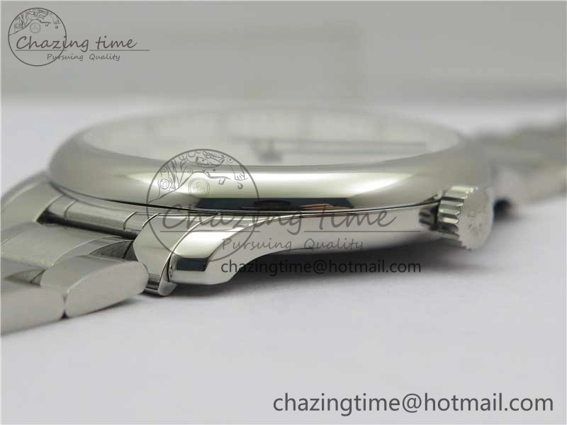 Master SS GLF 1:1 Best Edition White Textured Dial on Asian Cal.L.888.2 (Free Leather Strap) Efficient 7568