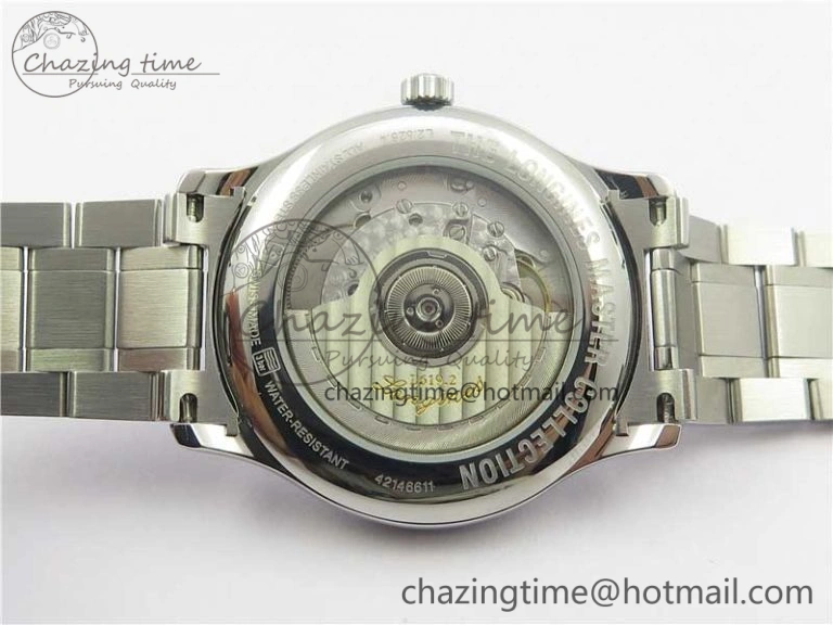 Master SS KZF 1:1 Best Edition White Textured Dial on Bracelet Miyota 9015 to Cal.L.888. RelaxedFit 4853