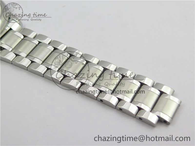 Master SS KZF 1:1 Best Edition White Textured Dial on Bracelet Miyota 9015 to Cal.L.888. RelaxedFit 4853