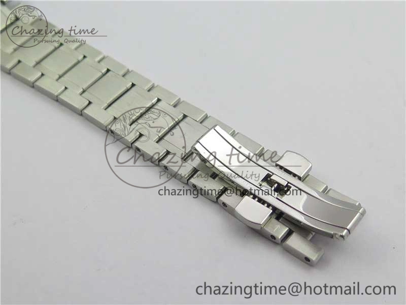 Master SS KZF 1:1 Best Edition White Textured Dial on Bracelet Miyota 9015 to Cal.L.888. RelaxedFit 4853