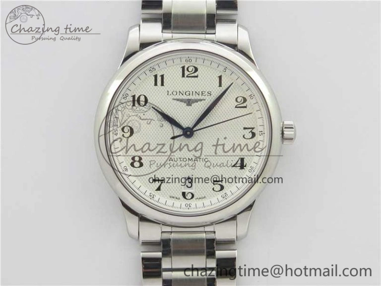 Master SS KZF 1:1 Best Edition White Textured Dial on Bracelet Miyota 9015 to Cal.L.888. RelaxedFit 4853