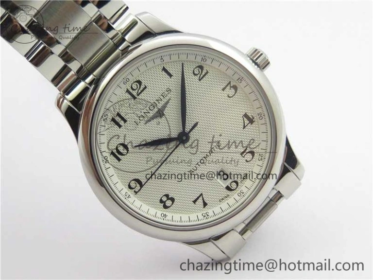Master SS KZF 1:1 Best Edition White Textured Dial on Bracelet Miyota 9015 to Cal.L.888. RelaxedFit 4853