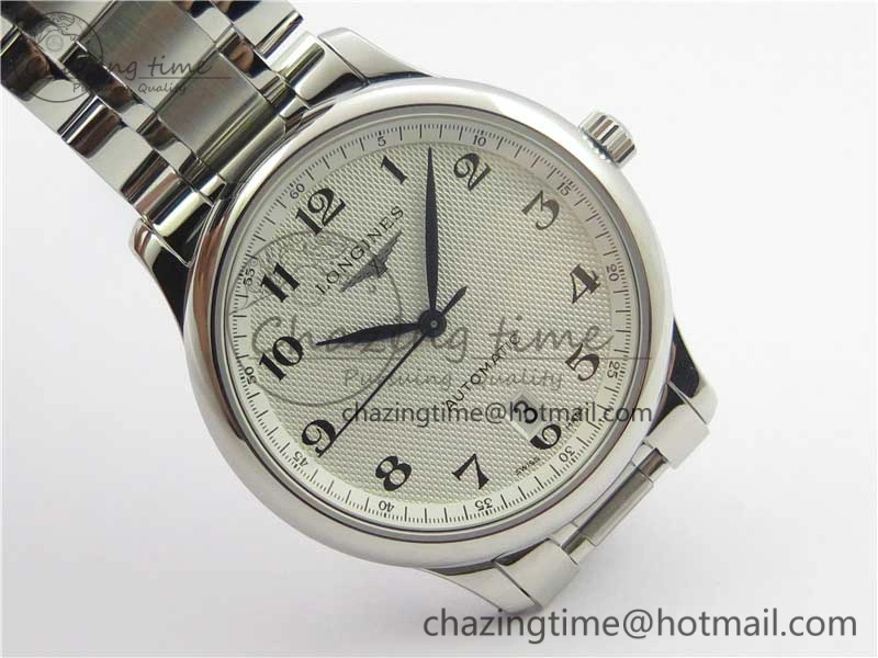 Master SS KZF 1:1 Best Edition White Textured Dial on Bracelet Miyota 9015 to Cal.L.888. RelaxedFit 4853