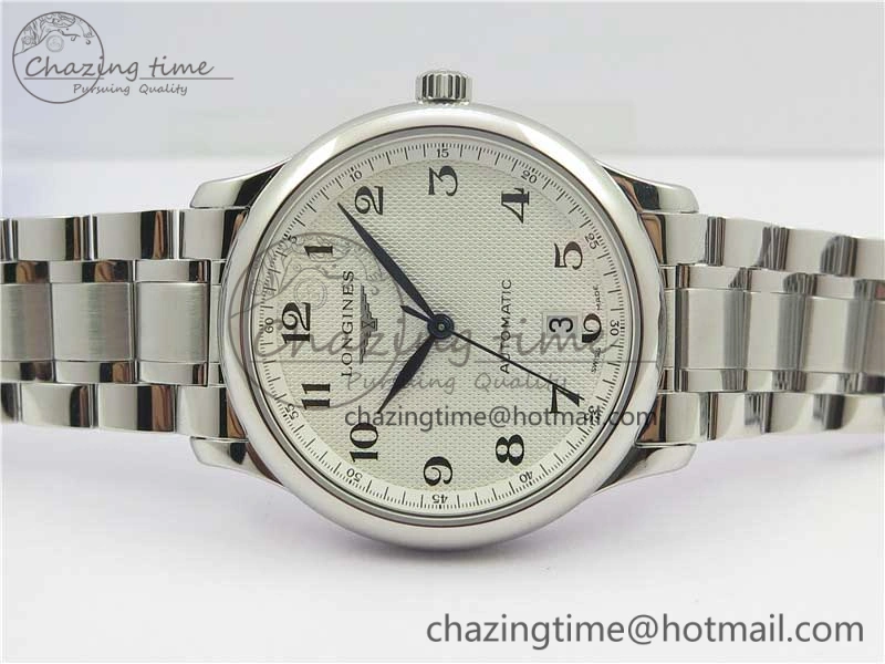 Master SS KZF 1:1 Best Edition White Textured Dial on Bracelet Miyota 9015 to Cal.L.888. RelaxedFit 4853