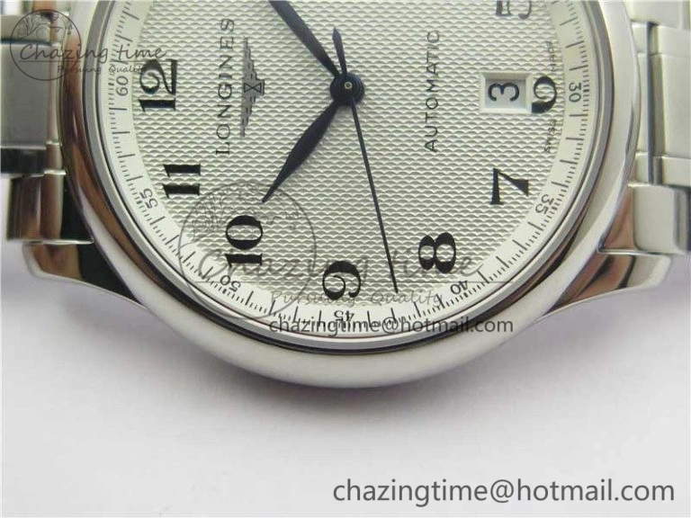 Master SS KZF 1:1 Best Edition White Textured Dial on Bracelet Miyota 9015 to Cal.L.888. RelaxedFit 4853