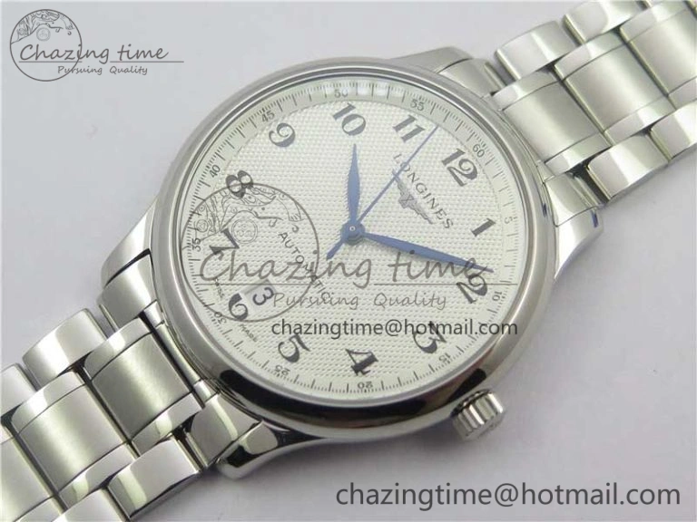 Master SS KZF 1:1 Best Edition White Textured Dial on Bracelet Miyota 9015 to Cal.L.888. RelaxedFit 4853
