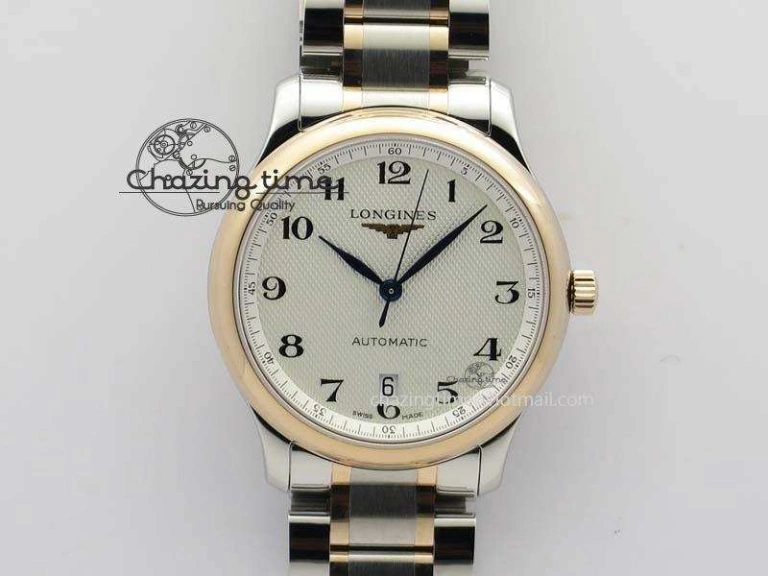 Master SS RG KV 1:1 Best Edition White Textured Dial On Bracelet Miyota 9015 To Cal.L.888. Comfortable 7600