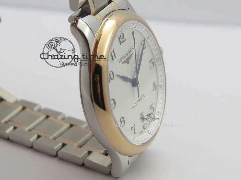 Master SS RG KV 1:1 Best Edition White Textured Dial On Bracelet Miyota 9015 To Cal.L.888. Comfortable 7600