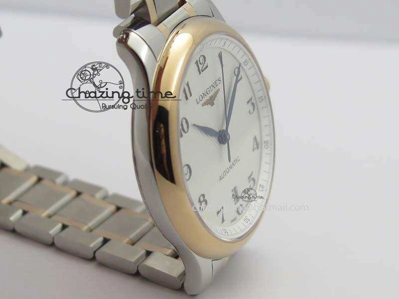 Master SS RG KV 1:1 Best Edition White Textured Dial On Bracelet Miyota 9015 To Cal.L.888. Comfortable 7600