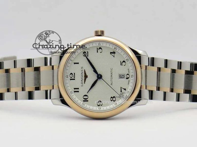 Master SS RG KV 1:1 Best Edition White Textured Dial On Bracelet Miyota 9015 To Cal.L.888. Comfortable 7600