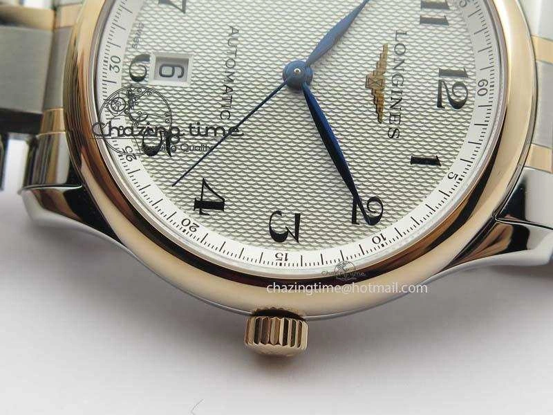 Master SS RG KV 1:1 Best Edition White Textured Dial On Bracelet Miyota 9015 To Cal.L.888. Comfortable 7600