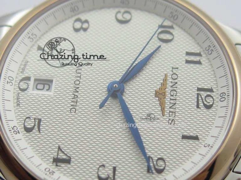 Master SS RG KV 1:1 Best Edition White Textured Dial On Bracelet Miyota 9015 To Cal.L.888. Comfortable 7600