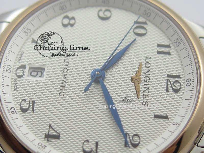 Master SS RG KV 1:1 Best Edition White Textured Dial On Bracelet Miyota 9015 To Cal.L.888. Comfortable 7600