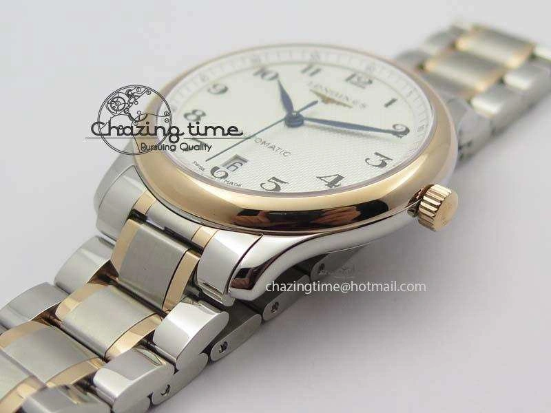 Master SS RG KV 1:1 Best Edition White Textured Dial On Bracelet Miyota 9015 To Cal.L.888. Comfortable 7600