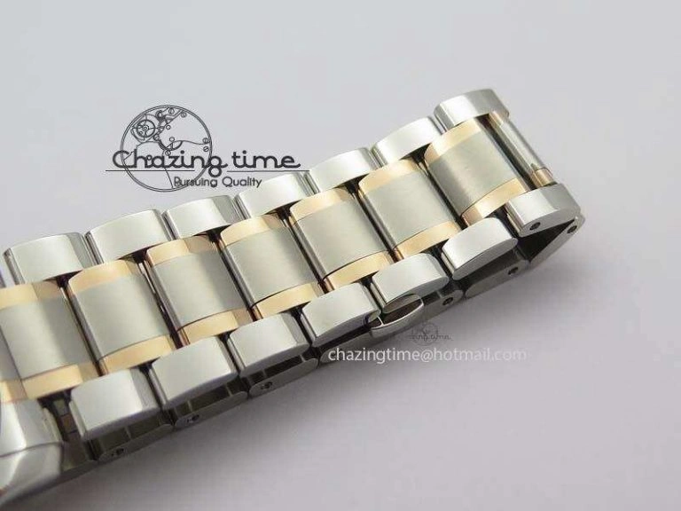 Master SS RG KV 1:1 Best Edition White Textured Dial On Bracelet Miyota 9015 To Cal.L.888. Comfortable 7600