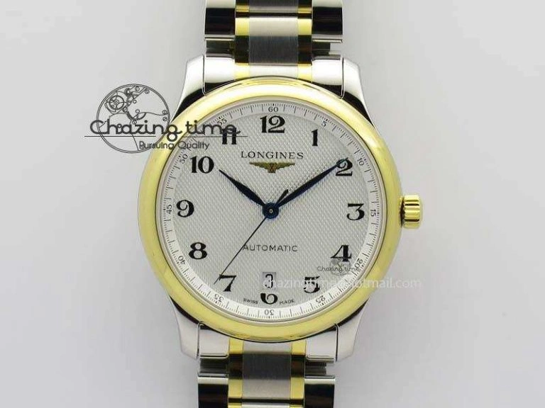 ZeroBulk Master SS YG KV 1:1 Best Edition White Textured Dial On Bracelet Miyota 9015 To Cal.L.888. 5029