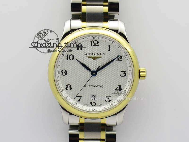 ZeroBulk Master SS YG KV 1:1 Best Edition White Textured Dial On Bracelet Miyota 9015 To Cal.L.888. 5029