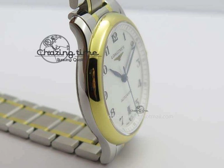 ZeroBulk Master SS YG KV 1:1 Best Edition White Textured Dial On Bracelet Miyota 9015 To Cal.L.888. 5029