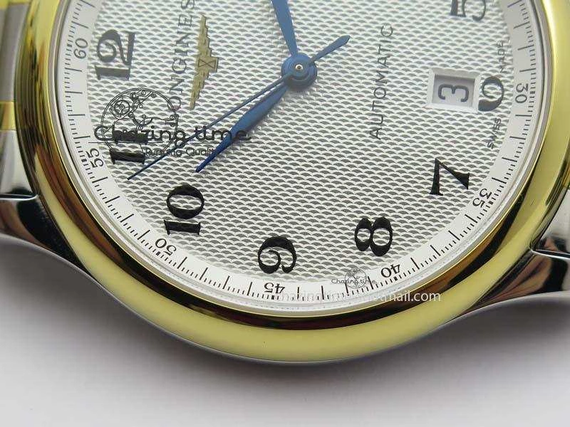 ZeroBulk Master SS YG KV 1:1 Best Edition White Textured Dial On Bracelet Miyota 9015 To Cal.L.888. 5029