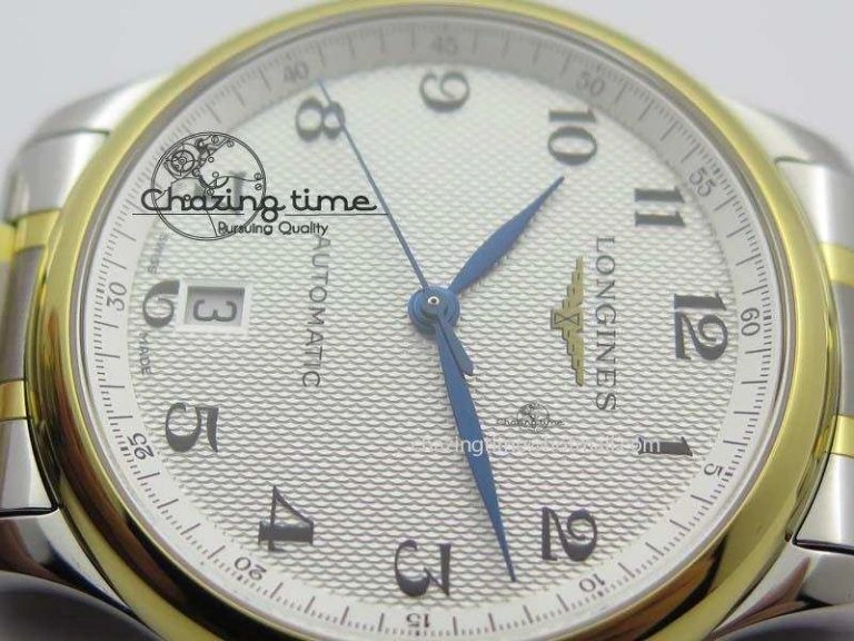 ZeroBulk Master SS YG KV 1:1 Best Edition White Textured Dial On Bracelet Miyota 9015 To Cal.L.888. 5029