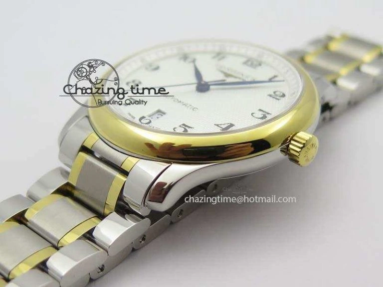 ZeroBulk Master SS YG KV 1:1 Best Edition White Textured Dial On Bracelet Miyota 9015 To Cal.L.888. 5029