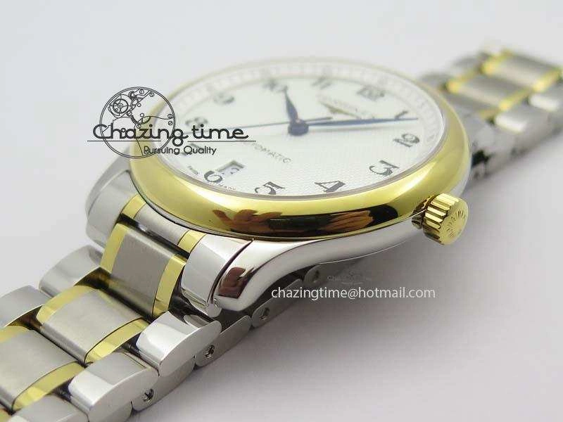 ZeroBulk Master SS YG KV 1:1 Best Edition White Textured Dial On Bracelet Miyota 9015 To Cal.L.888. 5029