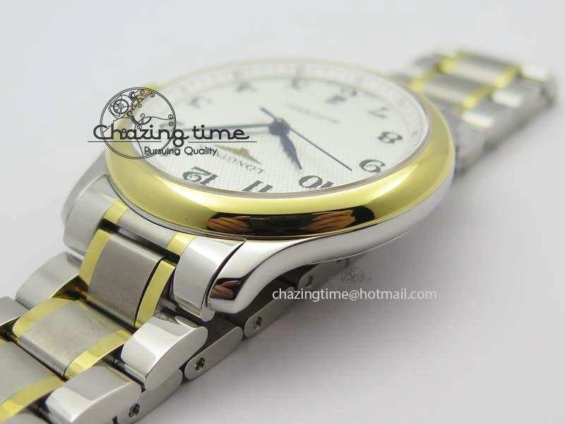 ZeroBulk Master SS YG KV 1:1 Best Edition White Textured Dial On Bracelet Miyota 9015 To Cal.L.888. 5029
