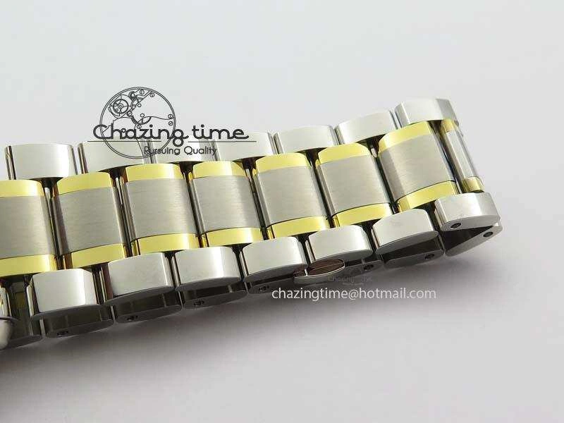 ZeroBulk Master SS YG KV 1:1 Best Edition White Textured Dial On Bracelet Miyota 9015 To Cal.L.888. 5029