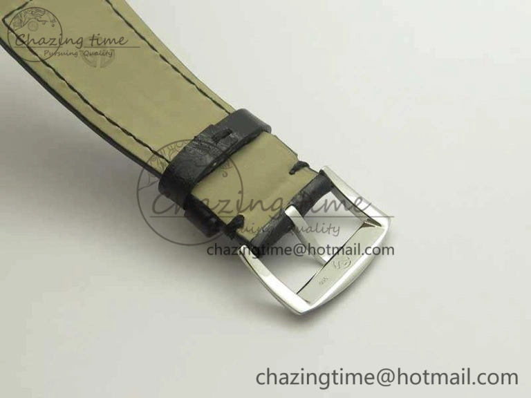 Master Square SS Ladies GF 1:1 Best Edition Full Paved Diamonds On Black Leather Strap Swiss Quartz Timeless 6595