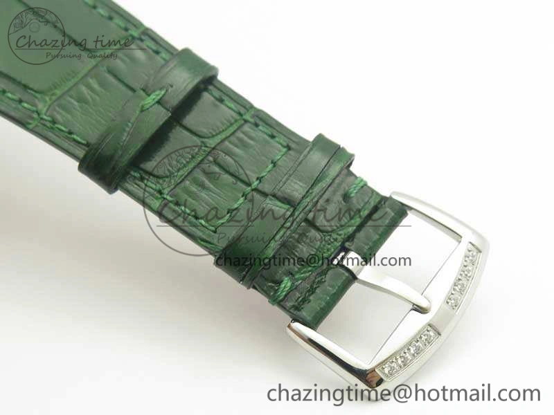 Master Square SS Ladies GF 1:1 Best Edition White Color Markers Dial Diam Bezel On Leather Strap Swiss Quartz TravelReady 6591