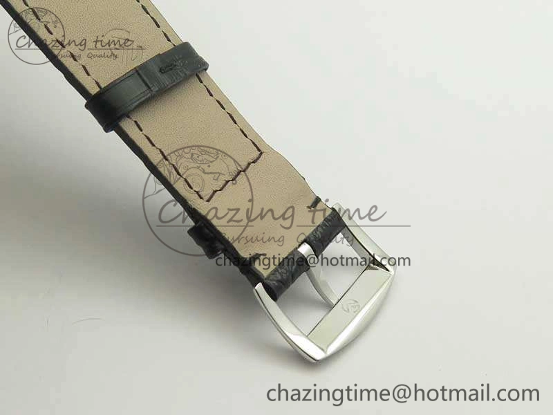 Youthful Master Square SS Ladies GF 1:1 Best Edition White Dial On Leather Strap Swiss Quartz 6593