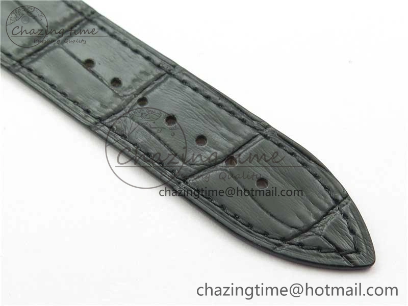 Master Square SS Ladies ZF 1:1 Best Edition White  Arabic Dial on Black Leather Strap Ronda Quartz Unique 6546