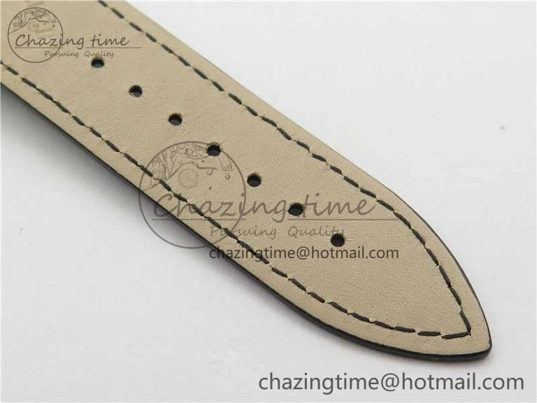 Master Square SS Ladies ZF 1:1 Best Edition White  Arabic Dial on Black Leather Strap Ronda Quartz Unique 6546