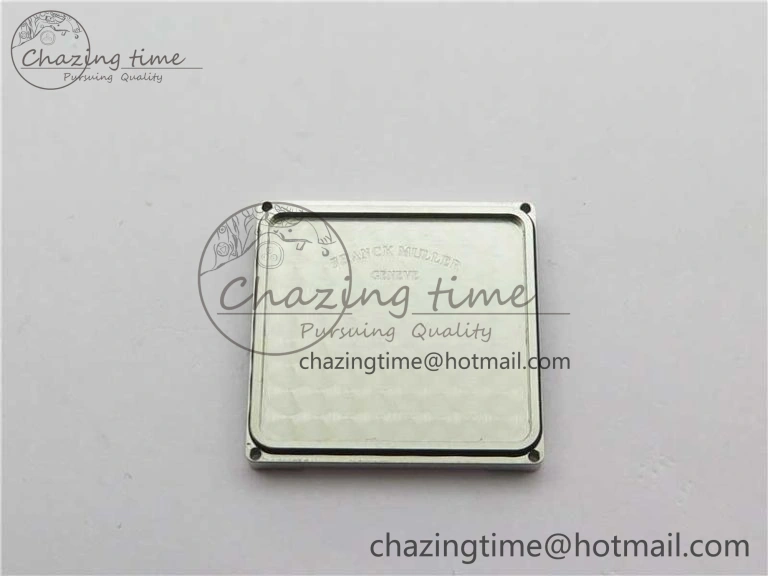 Master Square SS Ladies ZF 1:1 Best Edition White  Arabic Dial on Green Leather Strap Ronda Quartz Comfortable 6544