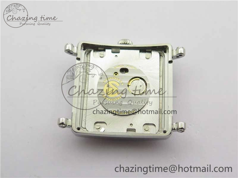 Master Square SS Ladies ZF 1:1 Best Edition White  Roman Dial on Red Leather Strap Ronda Quartz Upgraded 6550