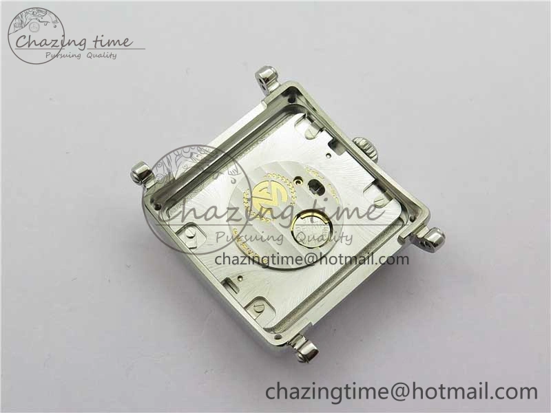 Master Square SS Ladies ZF 1:1 Best Edition White  Roman Dial on Red Leather Strap Ronda Quartz Upgraded 6550