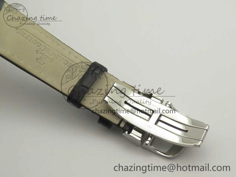 ZeroBulk Master Ultra Thin Date 1288420 SS ZF 1:1 Best Edition Silver Dial on Black Leather Strap A899  7466