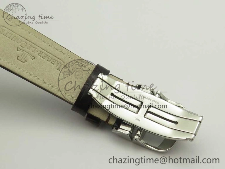 Practical Master Ultra Thin Date 1288420 ZF 1:1 Best Edition Gold Dial on Brown Leather Strap A899  7462