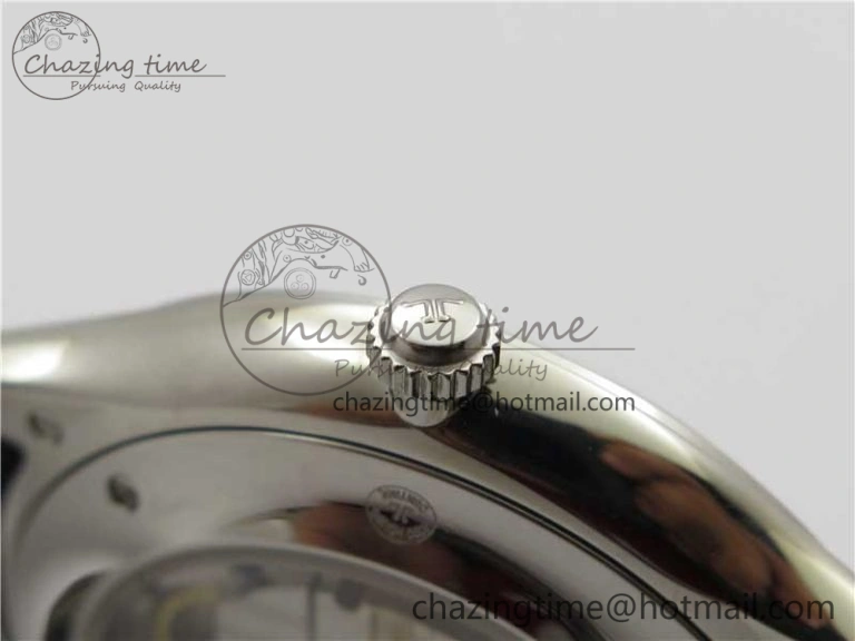 Master Ultra Thin Date FKF 1:1 Best Edition Blue Dial on Black Leather Strap A HighQuality 7449
