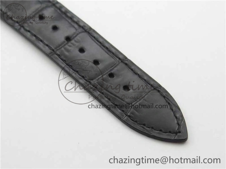 Master Ultra Thin Date FKF 1:1 Best Edition Blue Dial on Black Leather Strap A HighQuality 7449