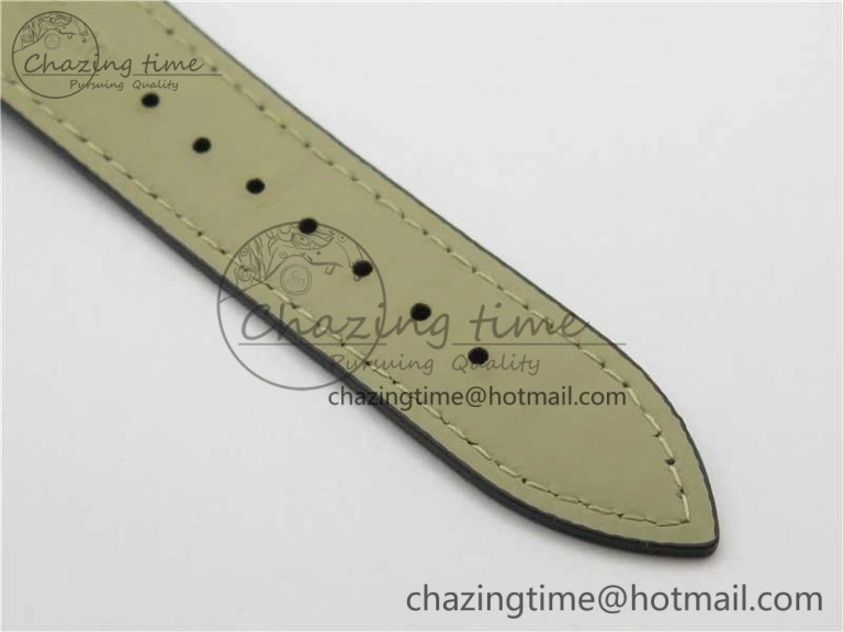Master Ultra Thin Date FKF 1:1 Best Edition Blue Dial on Black Leather Strap A HighQuality 7449