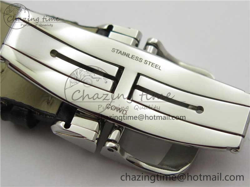 Master Ultra Thin Date FKF 1:1 Best Edition Blue Dial on Black Leather Strap A HighQuality 7449