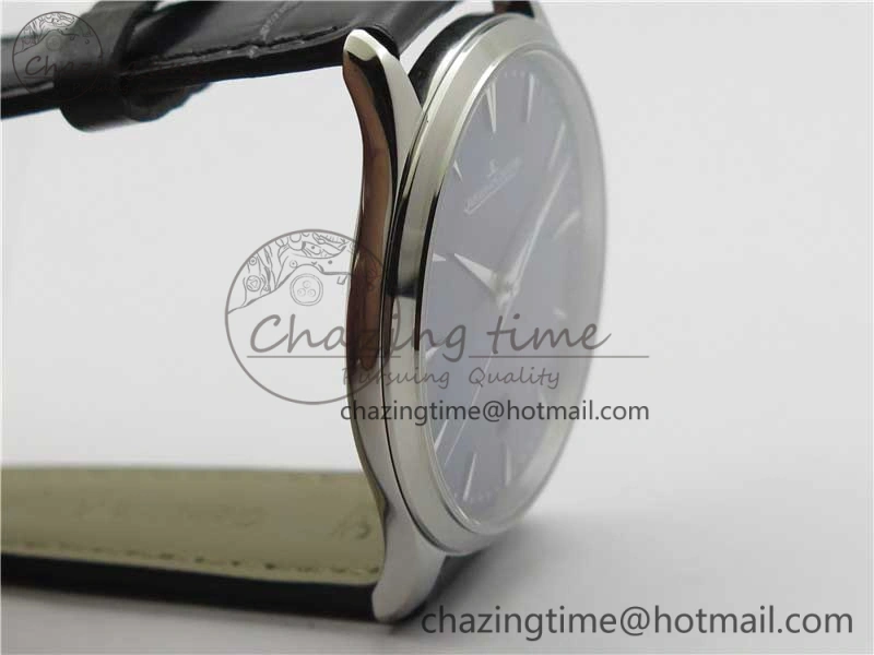 Master Ultra Thin Date FKF 1:1 Best Edition Blue Dial on Black Leather Strap A HighQuality 7449